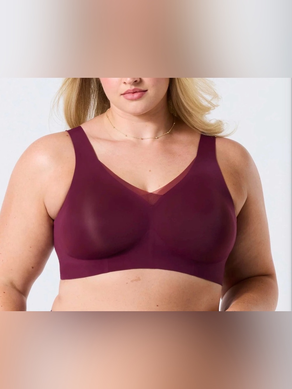 Evelyn & Bobbie Mesh Evelyn Bra in Berry!